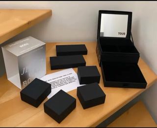 Caja joyero Tous negra y plateada