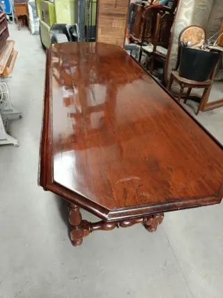 Mesa Comedor Caoba Extensible