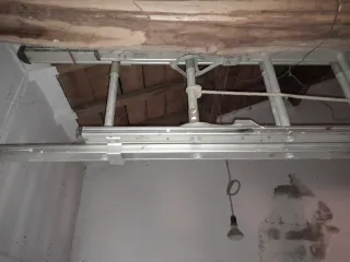 Escalera deslizante de gran altura