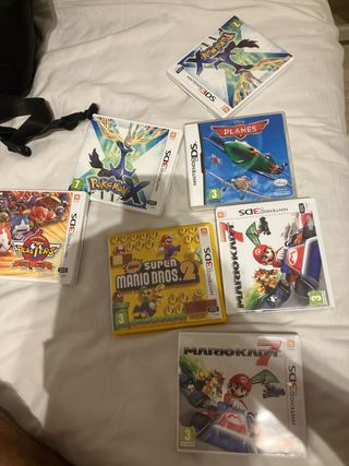 Lote de 6 cajas de Juegos Nintendo 3DS (no juegos)