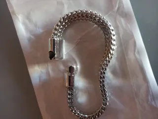 Pulsera de Acero Plateada hombre