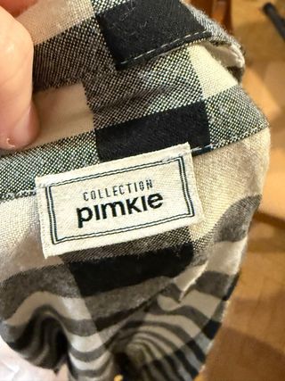 Camisa cuadros blanco y negro