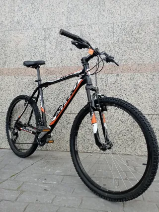 Bicicleta B-Pro Montaña Negra Naranja