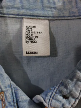Camicia jeans H&M taglia S