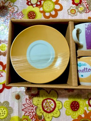 Set 6 Tazzine Caffè Gusto Casa Porcellana