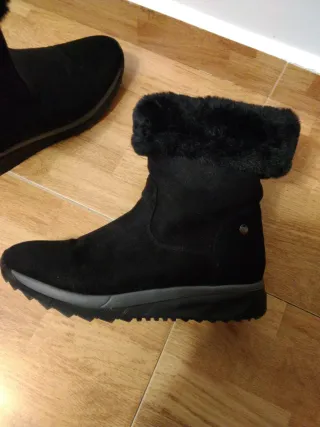 Botines negros mujer