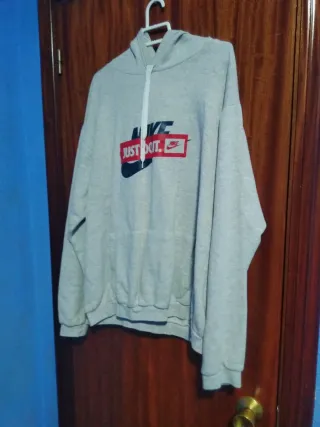 Sudadera Nike Gris Talla M-L