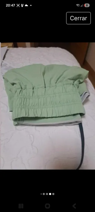 Falda pantalón HEAD verde para pádel/tenis