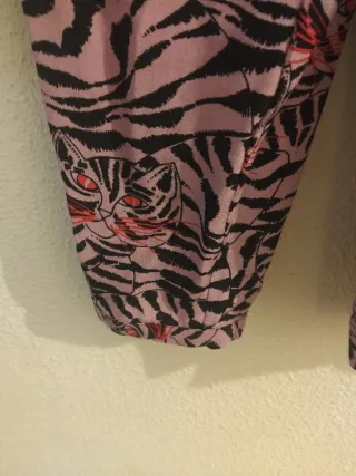 Blusa Bimba y Lola Tigre Rosa Talla S