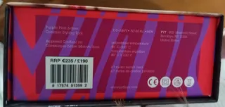 Piastra per capelli PYT rosa e viola