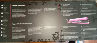 Piastra per capelli PYT rosa e viola