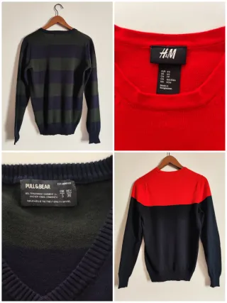 Jerseys Pull&Bear y H&M Talla S y XS