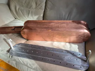 Cacerola Poissonnière (pescadora) Cobre Antigua