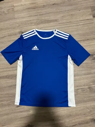 Sudadera Adidas Negra con Logo Azul