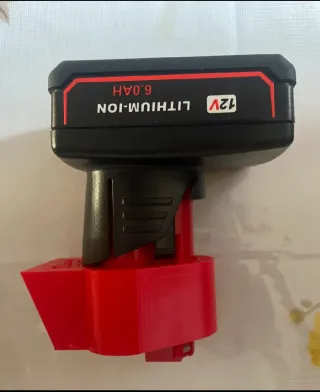 Soporte Batería Milwaukee M12