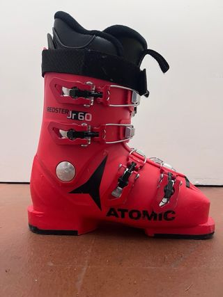 Botas de esquí Atomic Redster Jr60 rojas