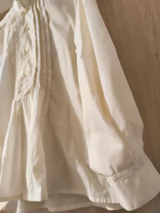 Camisa fallero niño crema