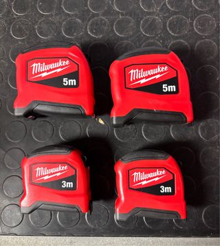 Kit 4 Flessometri Milwaukee 5m e 3m