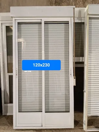 Puerta balconera corredera 120x230