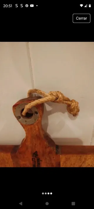 Tabla de cortar de madera de mango