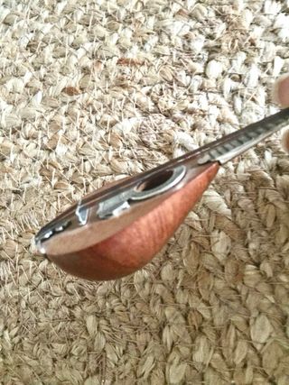 Mini mandolino argento 800 e legno