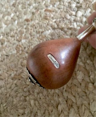 Mini mandolino argento 800 e legno