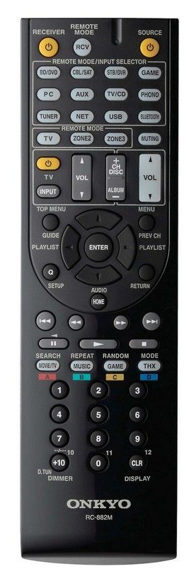 Receptor AV Onkyo TX-NR838 Negro