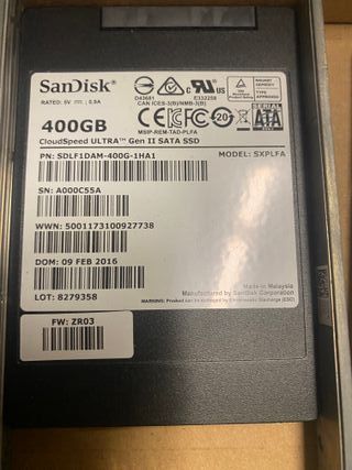 Disco SSD SanDisk 400GB CloudSpeed ULTRA Gen II