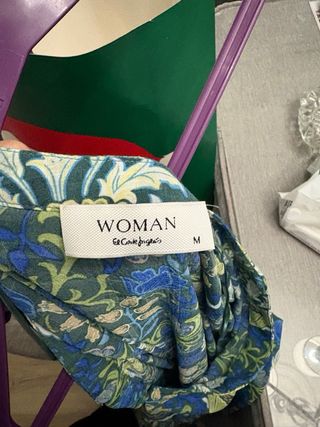 Vestido Woman floral azul talla única