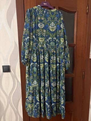 Vestido Woman floral azul talla única