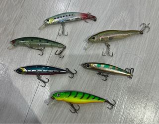 Señuelos de pesca variados