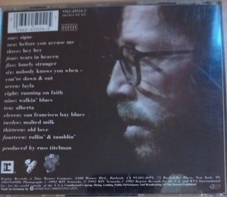 Eric Clapton Unplugged CD