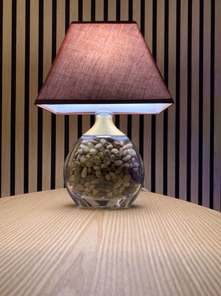 Lâmpada de mesa garrafa Ron Zacapa