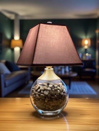 Lâmpada de mesa garrafa Ron Zacapa