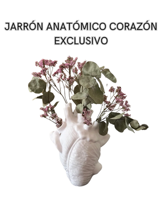 JARRÓN ANATÓMICO CORAZÓN SAN VALENTÍN - EXCLUSIVO