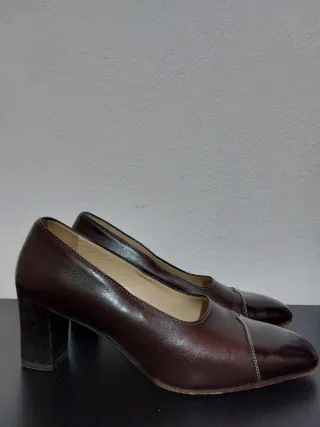 Scarpe Paola Ferri marroni in pelle