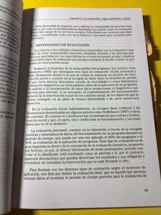 Calificación y evaluación de servicios sociales