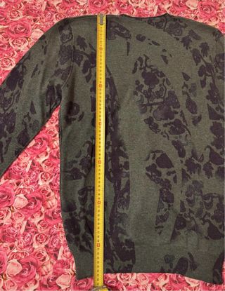 Maglioncino Gaudi fantasia viola grigio