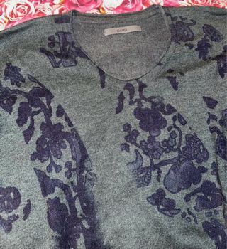 Maglioncino Gaudi fantasia viola grigio