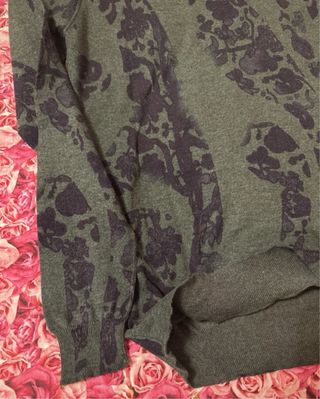 Maglioncino Gaudi fantasia viola grigio