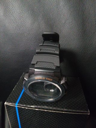 Reloj Casio World Time Digital unisex acero inoxid