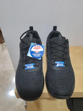 Zapatillas Skechers Hombre Negras