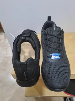 Zapatillas Skechers Hombre Negras