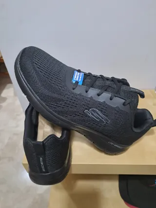 Zapatillas Skechers Hombre Negras