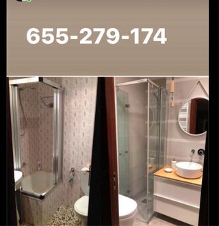 Reforma baño fontanero plato deducha tejado terasa