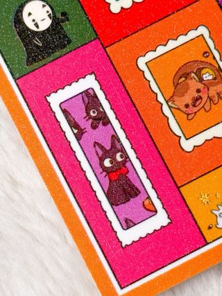 Cartas de Stickers tipo sellos Studio Ghibli