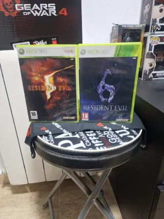 Resident Evil 5 y 6 Xbox 360
