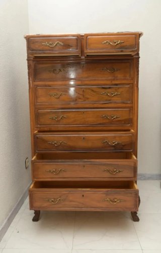 Mueble Secreter Madera y Mármol