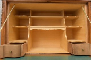 Mueble Secreter Madera y Mármol