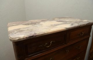 Mueble Secreter Madera y Mármol